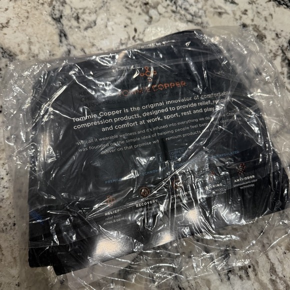 TOMMIE COPPER Black Blue Adjustable Compression S/M Back Brace Unisex 1821 NEW - Picture 7 of 11
